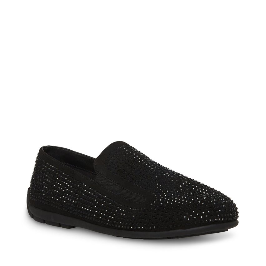 Steve Madden Acaviar Loafers Barn Svarte | USJIG6509