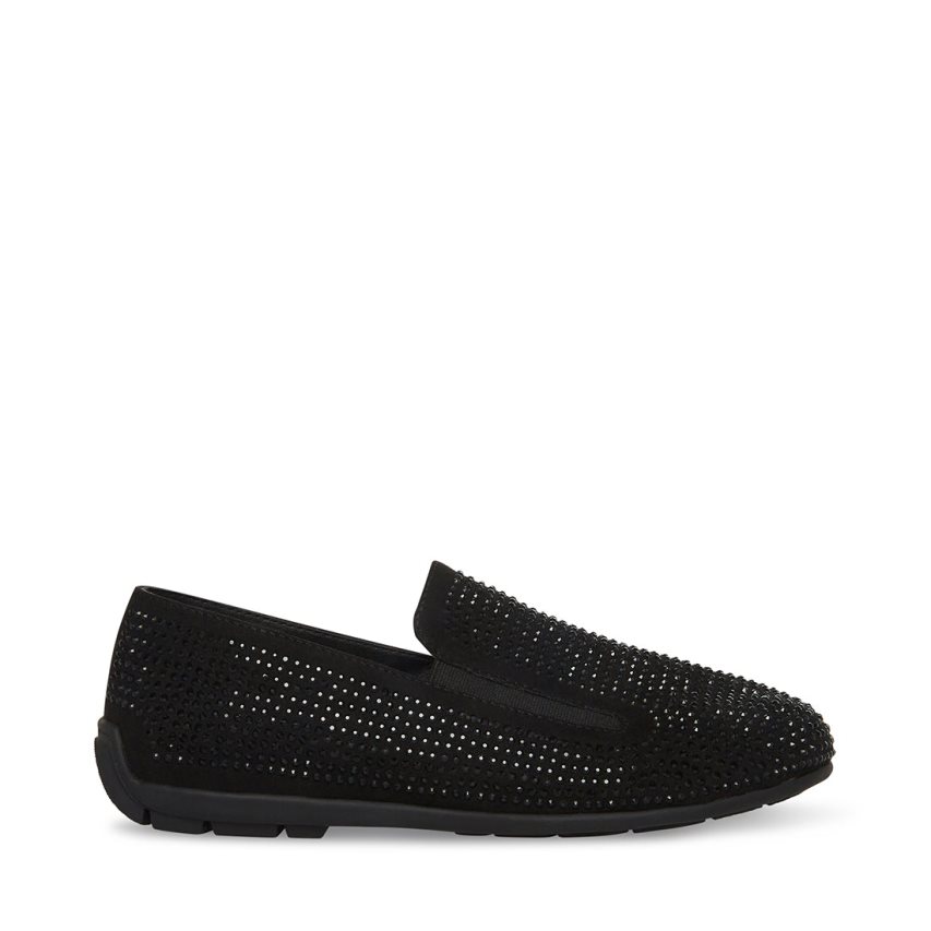 Steve Madden Acaviar Loafers Barn Svarte | USJIG6509