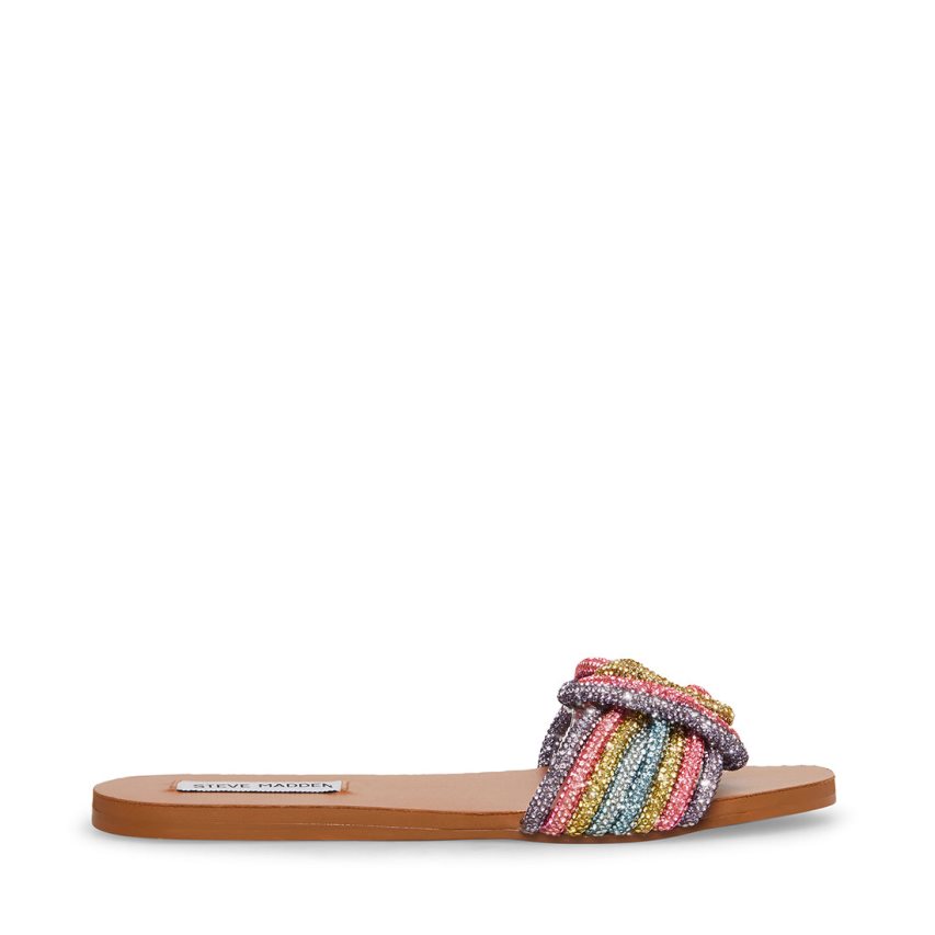 Steve Madden Adore Flate Sandaler Dame Multicolor | IURQL7809