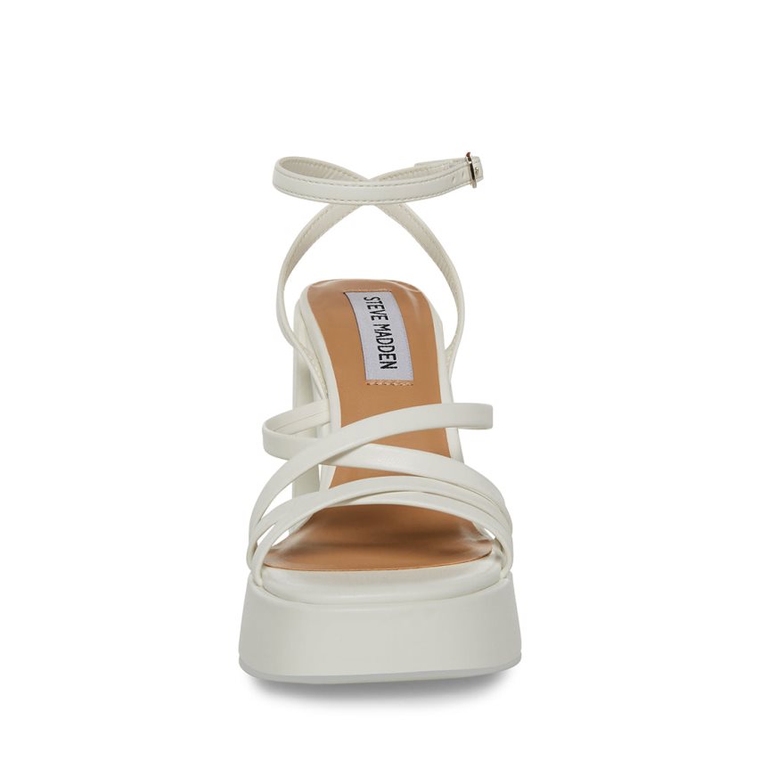 Steve Madden Affection Sandaler med Hæl Dame Hvite | TDPKC6328