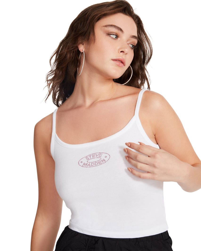 Steve Madden Alexa Singlet Dame Hvite | CHTMQ9671