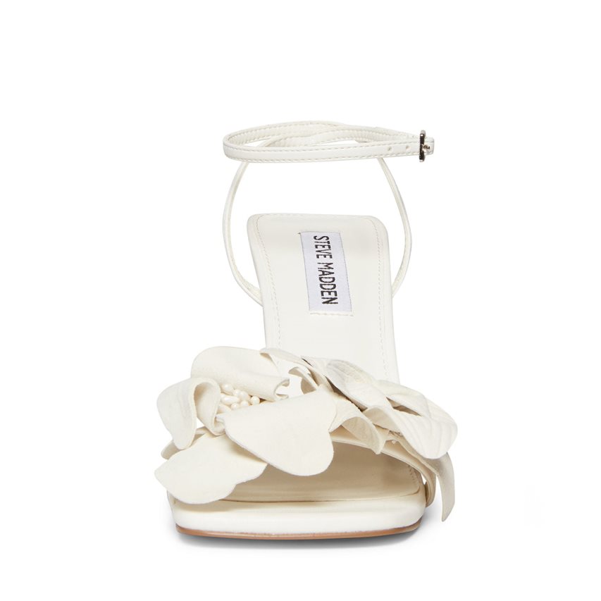 Steve Madden Amani Sandaler med Hæl Dame Hvite | XLFID1384