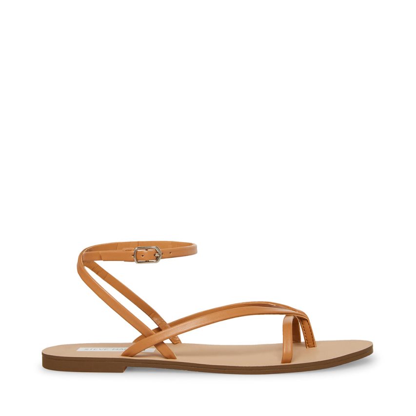 Steve Madden Amuse Flate Sandaler Dame Brune | QSDCB7095