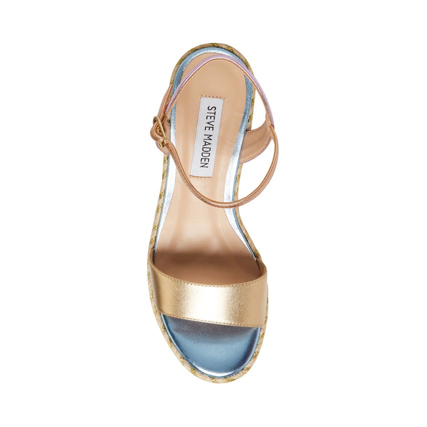 Steve Madden Andrea Platåsandaler Dame Multicolor | FCIEA7281