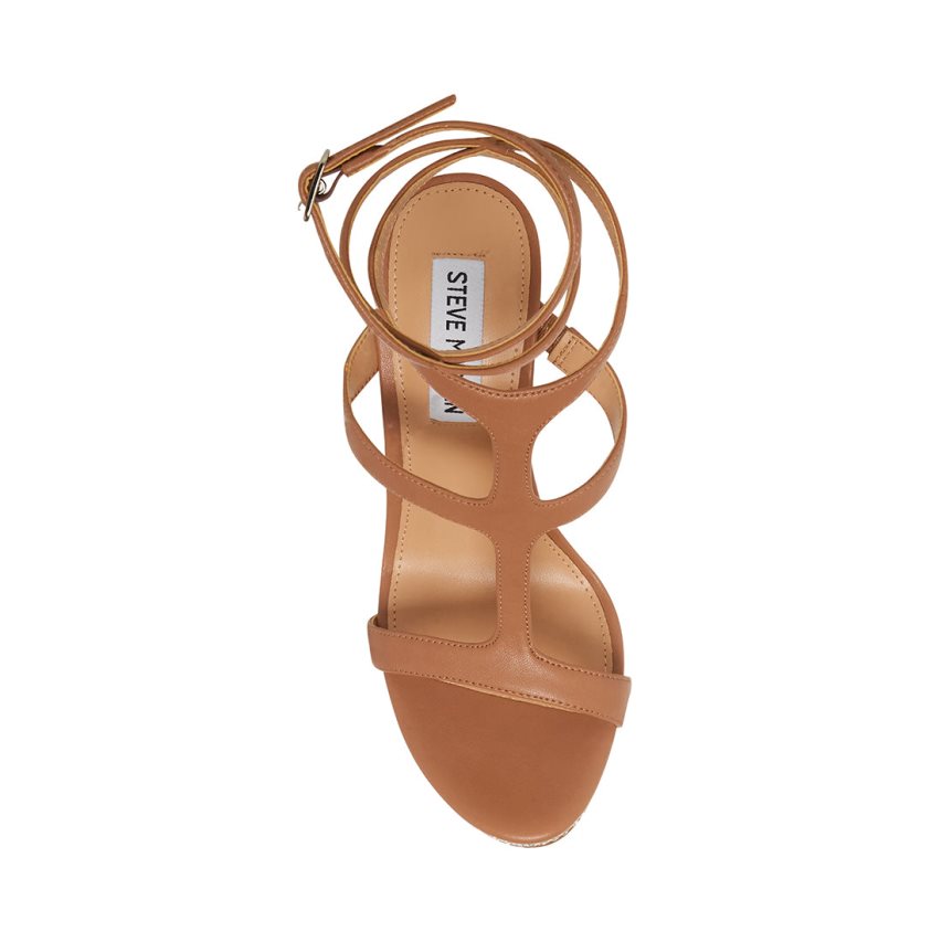 Steve Madden Angel Sandaler med Hæl Dame Brune | ZIUEN7264