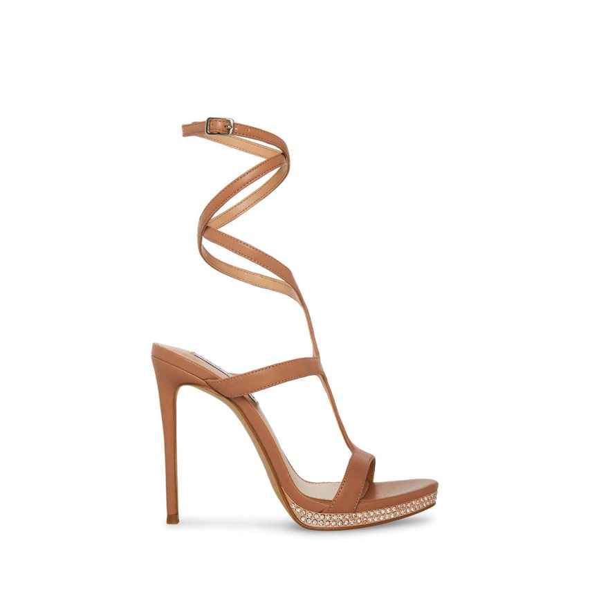 Steve Madden Angel Sandaler med Hæl Dame Brune | ZIUEN7264