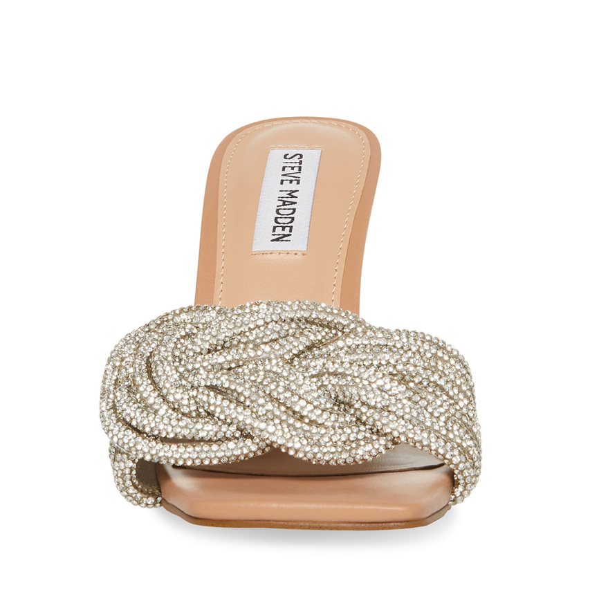 Steve Madden Applaud Sandaler med Hæl Dame Sølv | ERSTM1068