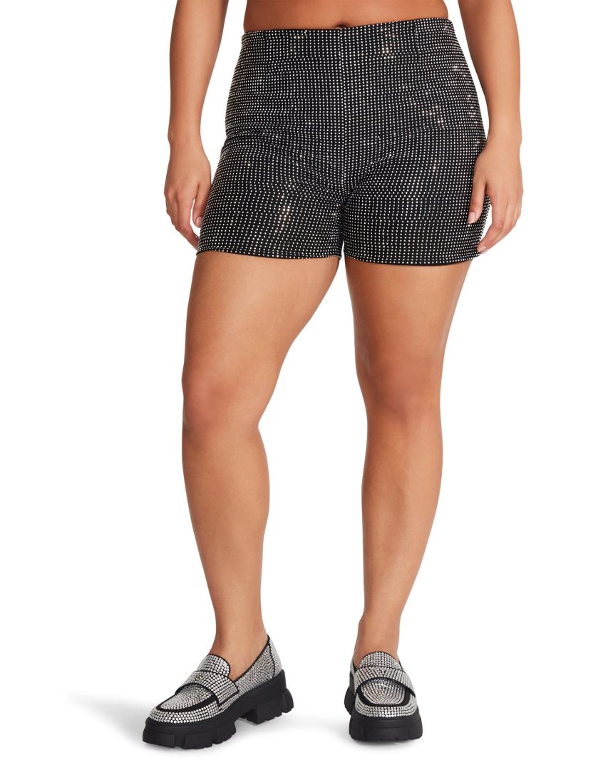 Steve Madden Aya Shorts Dame Sølv | RCXFL1905