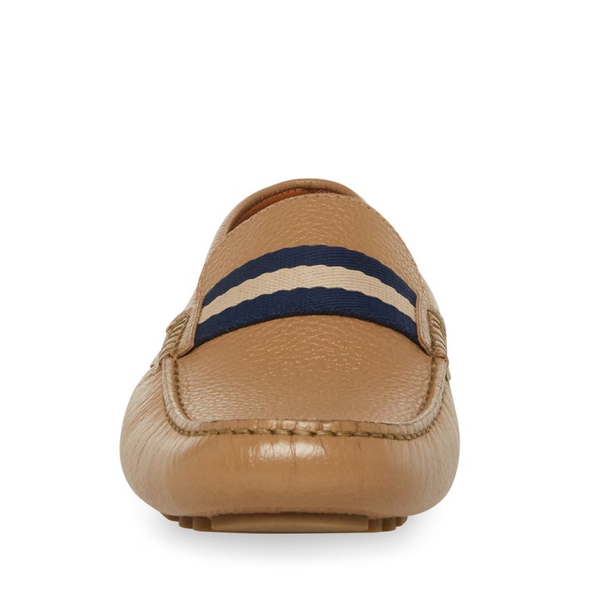 Steve Madden Baz Lær Loafers Herre Lyse Brune | SYXIT4975