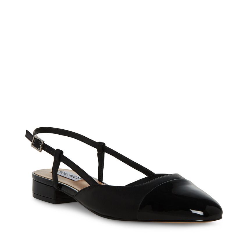 Steve Madden Belinda Lær Mules Sko Dame Svarte | NEUTP0257