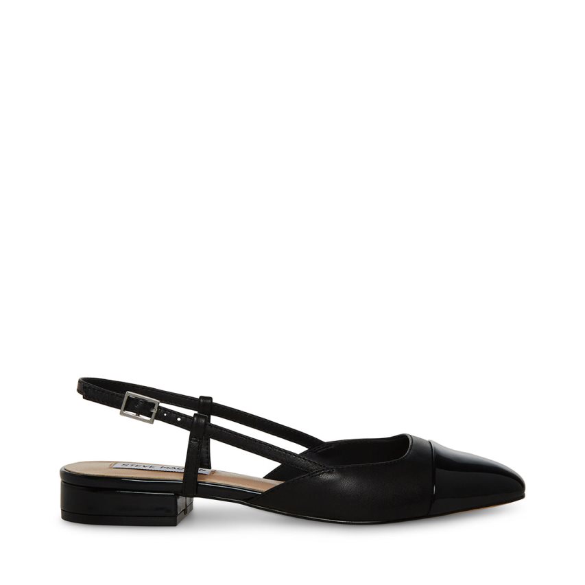 Steve Madden Belinda Lær Mules Sko Dame Svarte | NEUTP0257