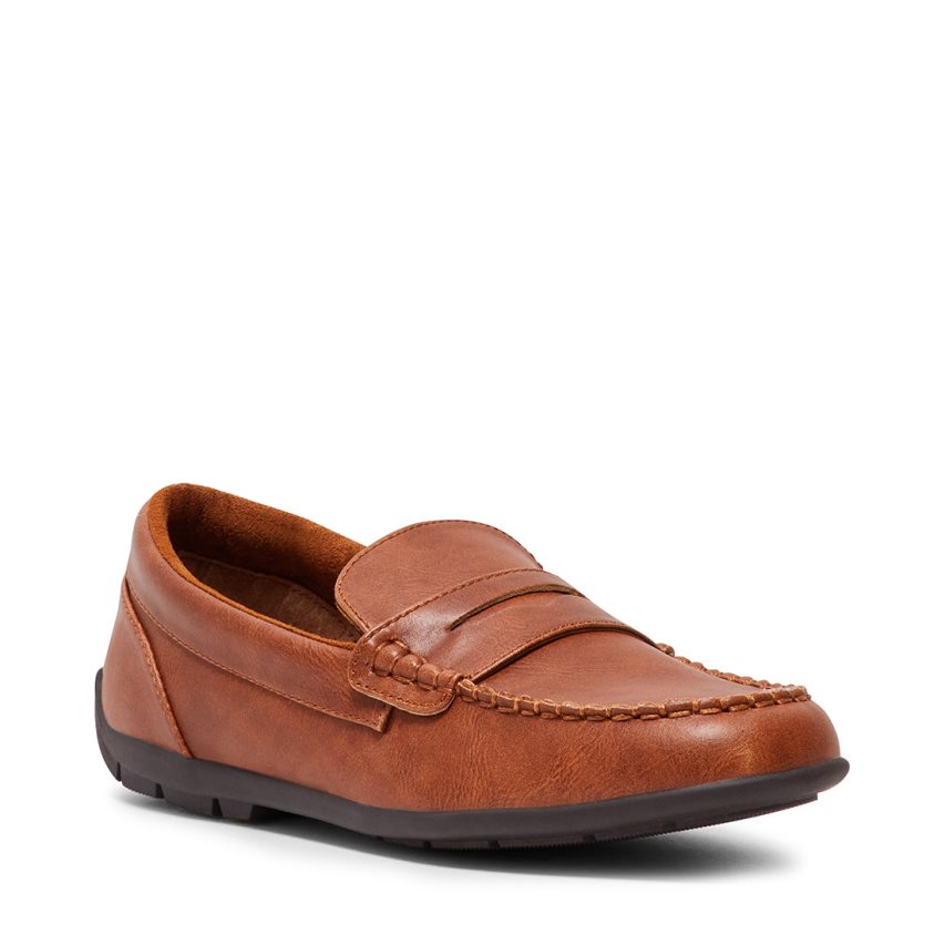 Steve Madden Bjared Natural Loafers Barn Brune | TLJSY2179