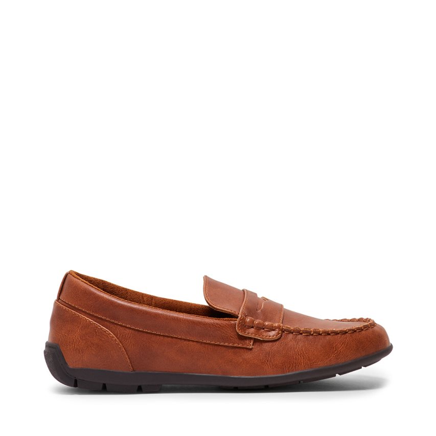 Steve Madden Bjared Natural Loafers Barn Brune | TLJSY2179