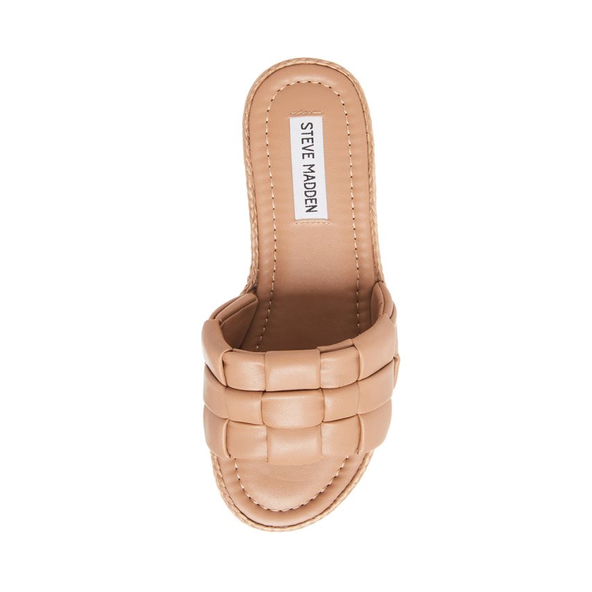 Steve Madden Brina Badesandaler Dame Beige | OFVWY4802