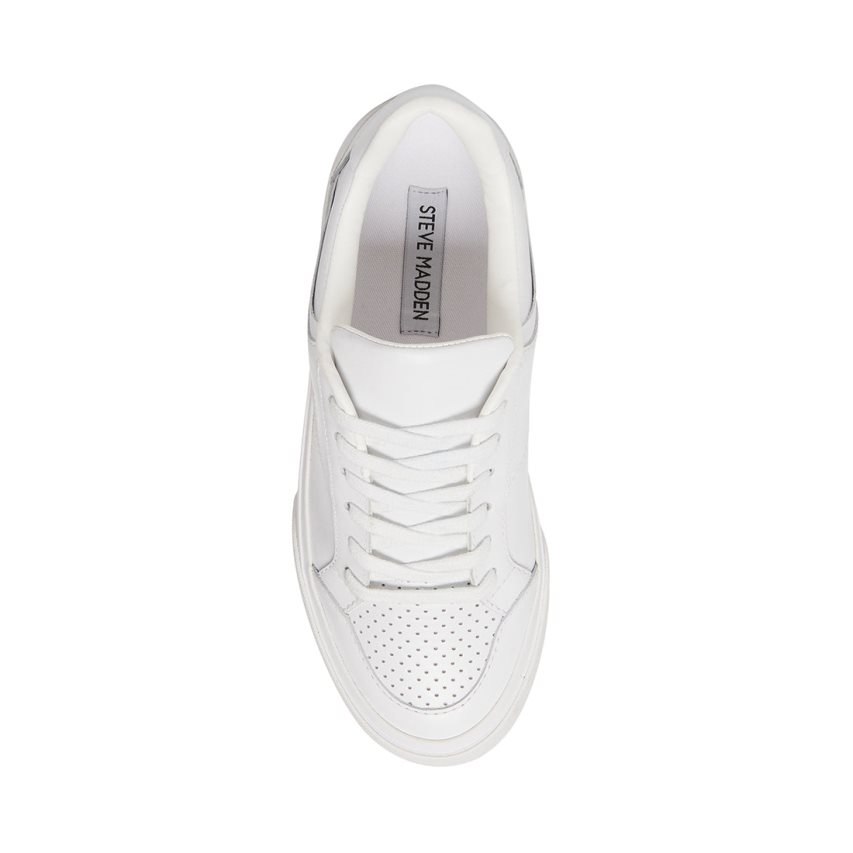 Steve Madden Bryant Joggesko Dame Hvite | SGZEC1268