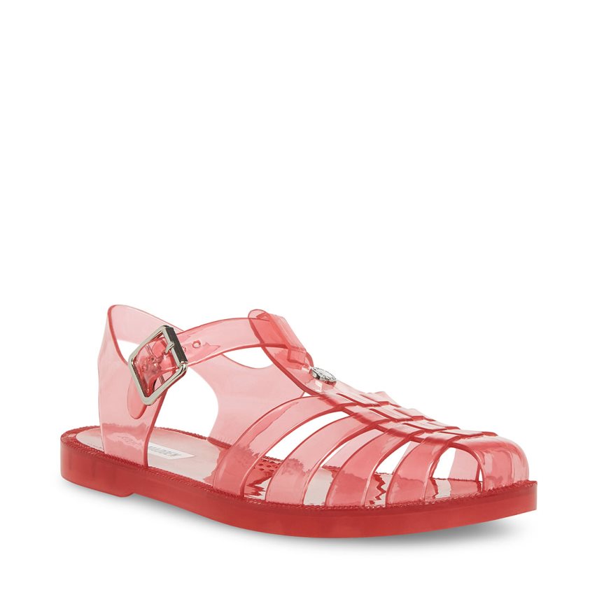 Steve Madden Bryn Flate Sandaler Dame Rosa | LOPND1568