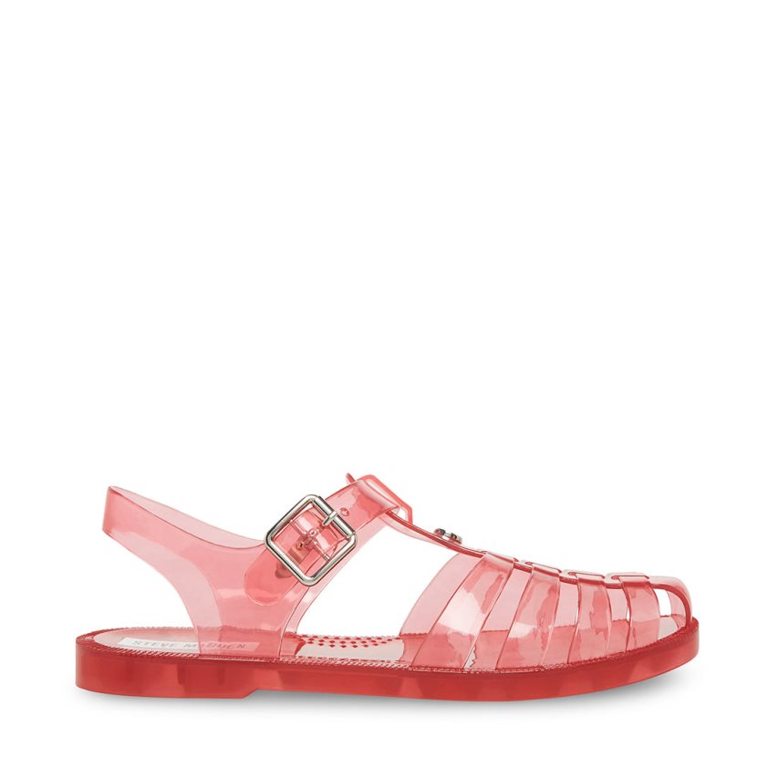 Steve Madden Bryn Flate Sandaler Dame Rosa | LOPND1568