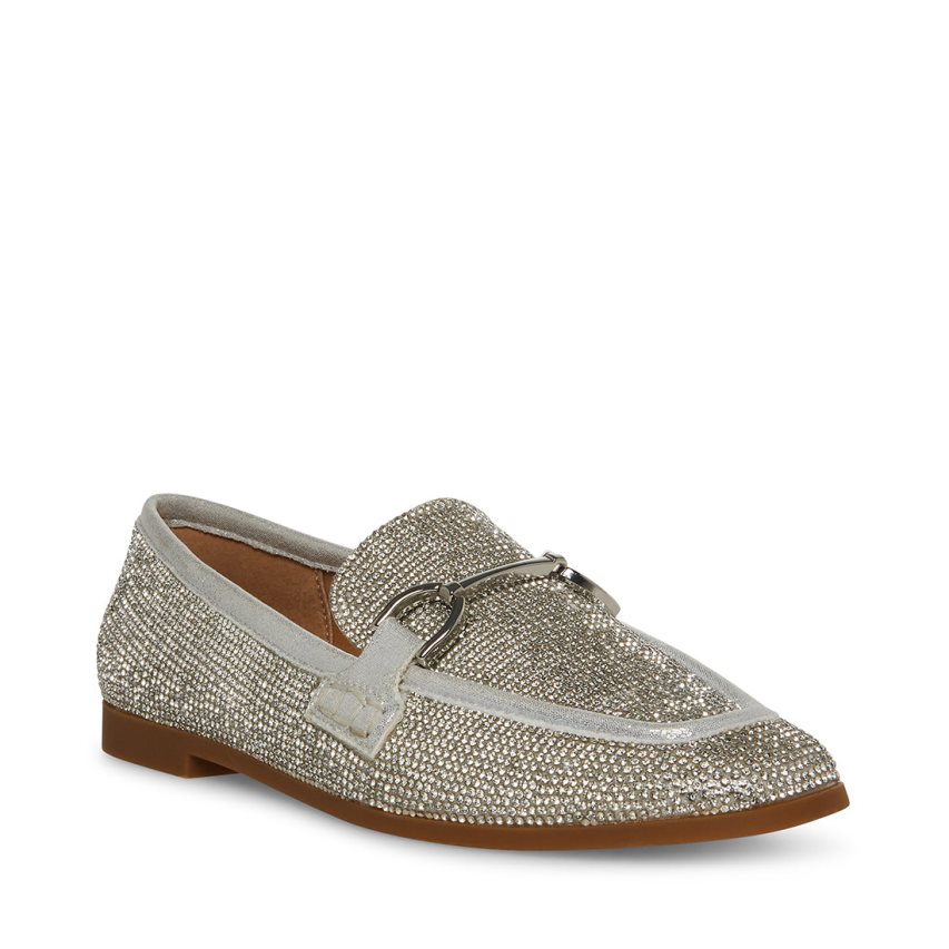 Steve Madden Carrine-r Loafers Dame Sølv | PIGWA8634