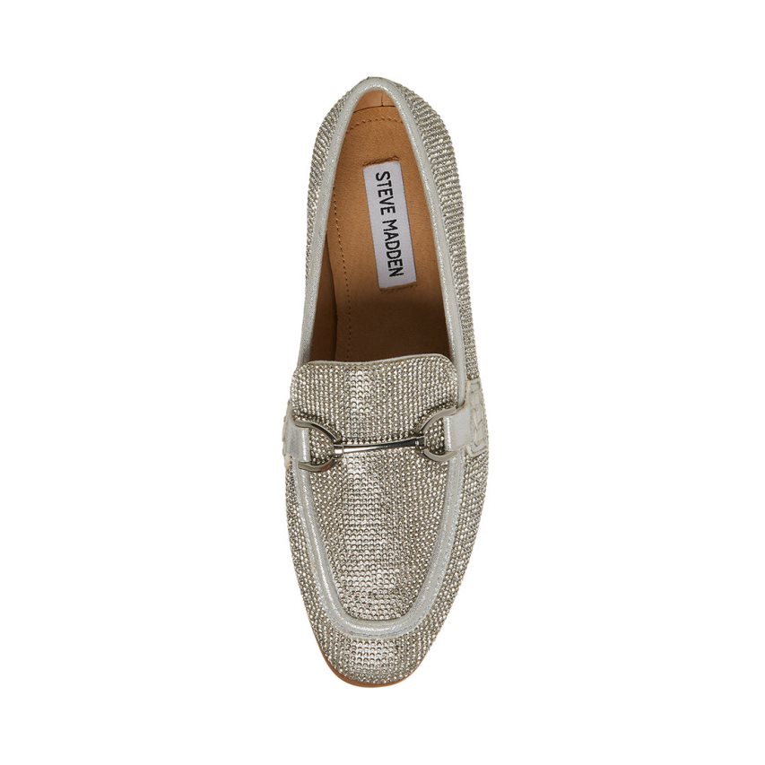 Steve Madden Carrine-r Loafers Dame Sølv | PIGWA8634