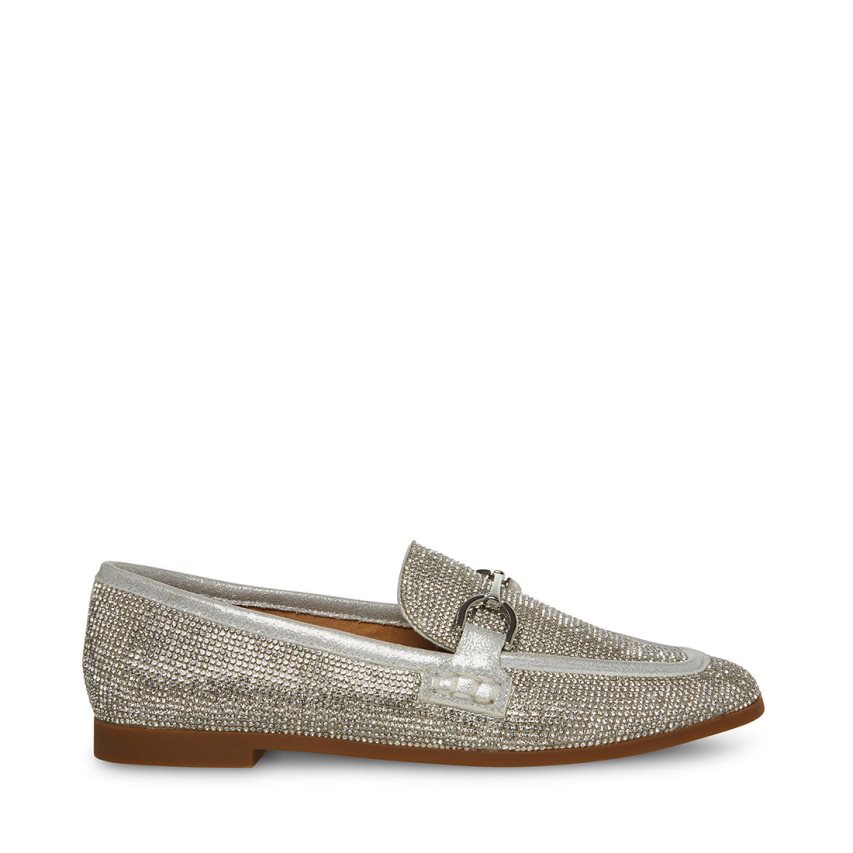 Steve Madden Carrine-r Loafers Dame Sølv | PIGWA8634