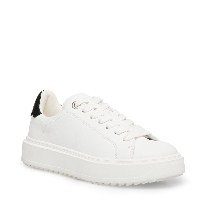 Steve Madden Catcher Joggesko Dame Hvite | DQJXN0169