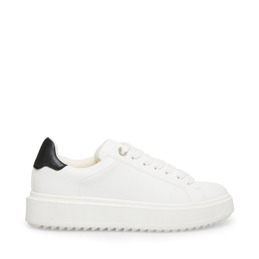 Steve Madden Catcher Joggesko Dame Hvite | DQJXN0169