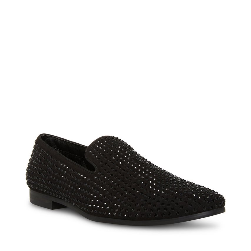 Steve Madden Cavia Loafers Herre Svarte | ROAGV5076