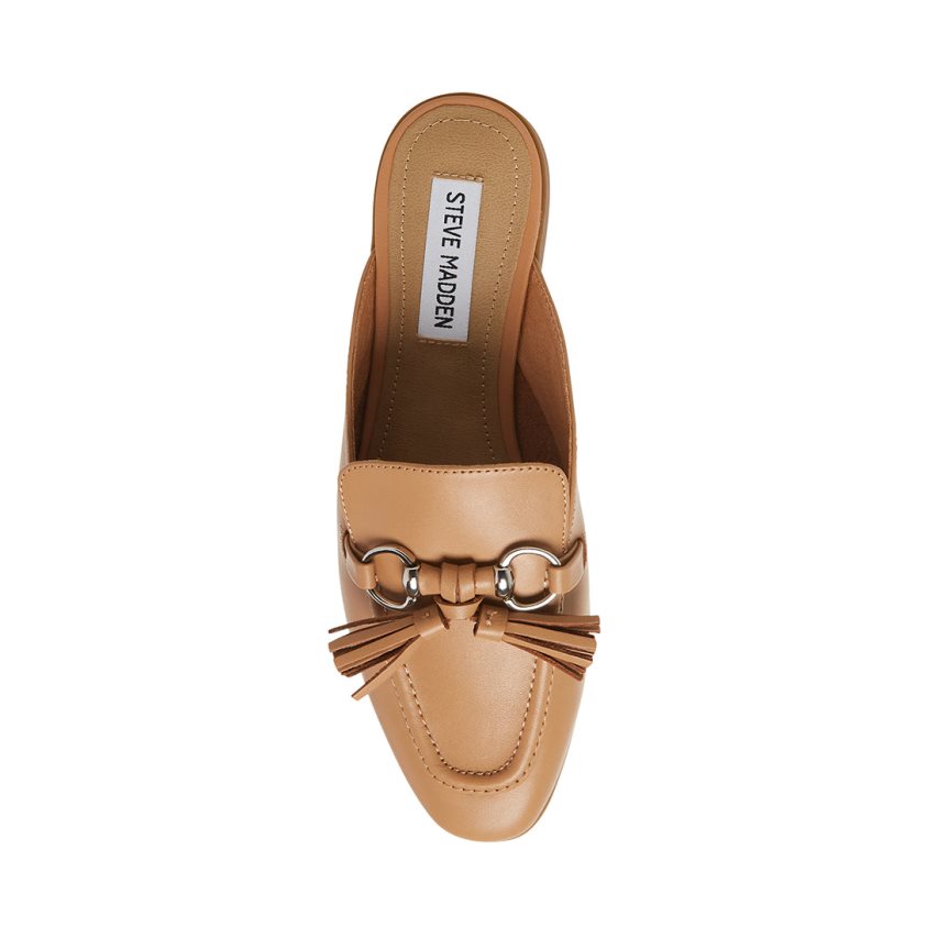 Steve Madden Cayler Lær Mules Sko Dame Brune | SYOGT3172