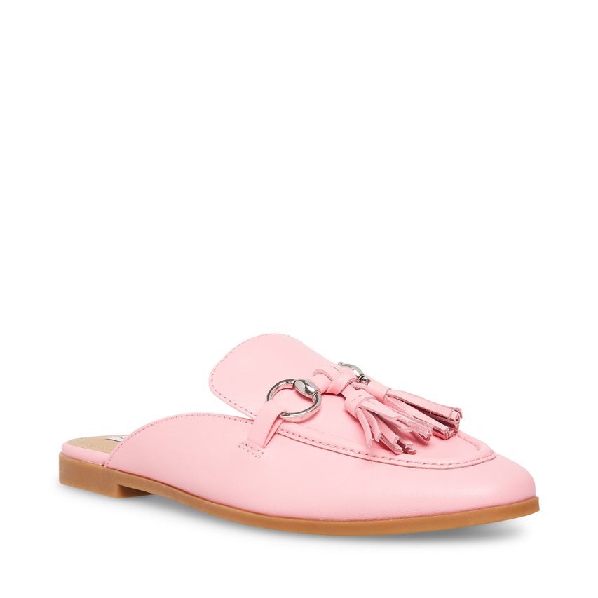 Steve Madden Cayler Lær Mules Sko Dame Rosa | RIPVC0681