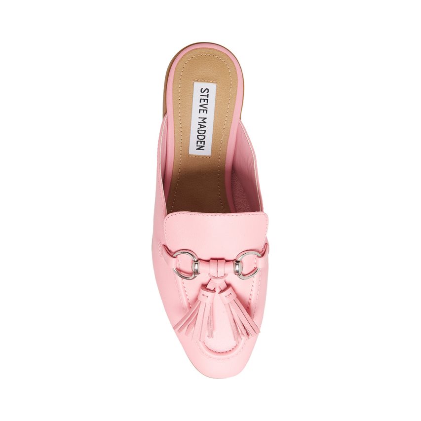 Steve Madden Cayler Lær Mules Sko Dame Rosa | RIPVC0681