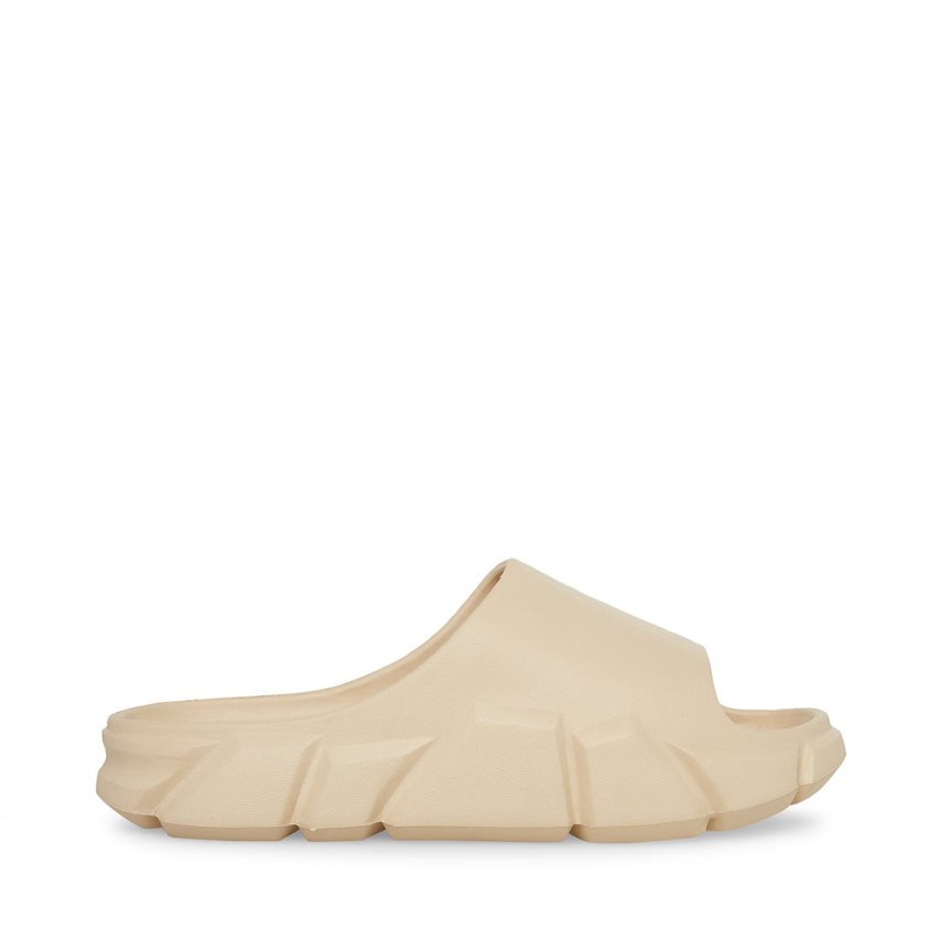 Steve Madden Charged Badesandaler Herre Beige | NCZJH1428