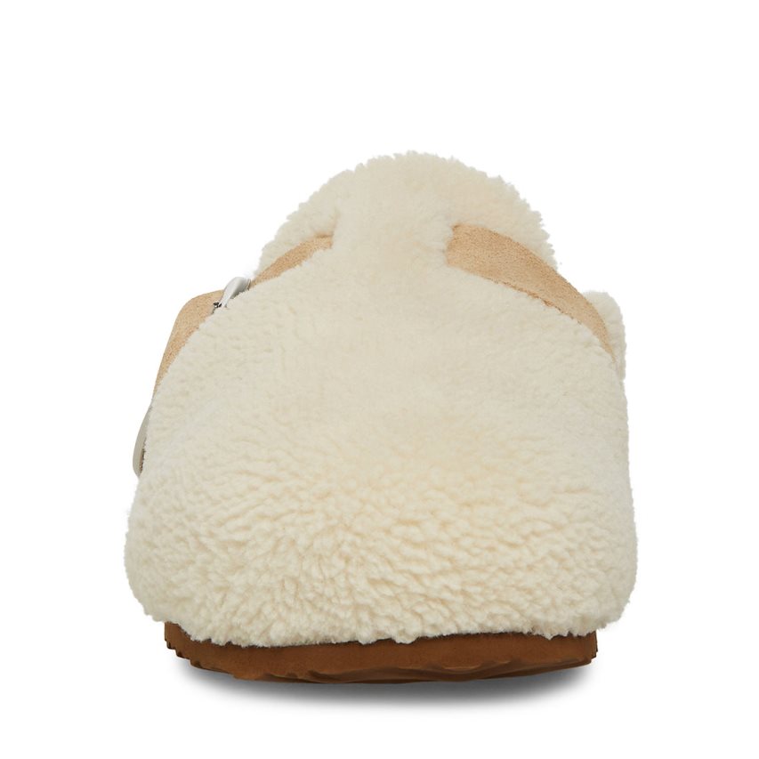 Steve Madden Cuddle Badesandaler Dame Hvite | UMZBS4216