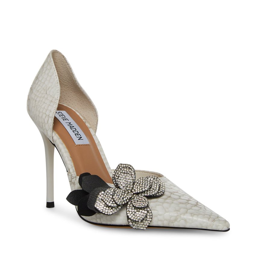 Steve Madden Daniela Snake Høye Hæler Dame Slangeprint | UIKRY1427