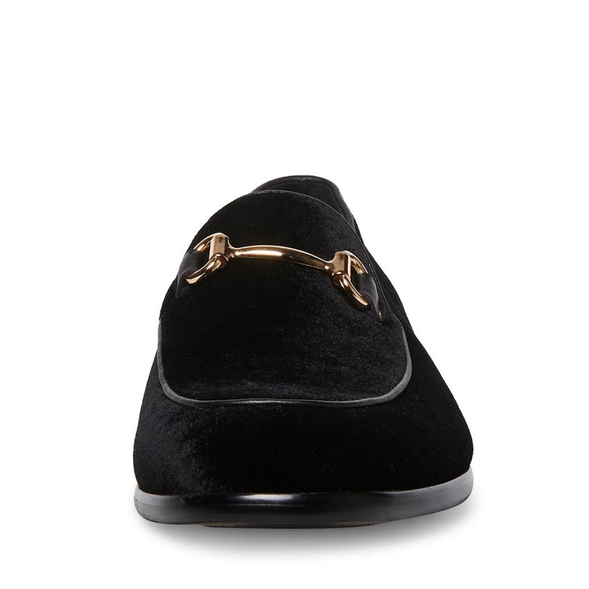 Steve Madden Diego-v Velvet Loafers Herre Svarte | JCOPT4152