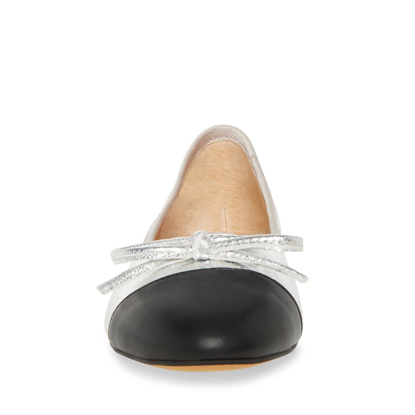 Steve Madden Ellison Ballerinasko Dame Sølv | OXQLU4971