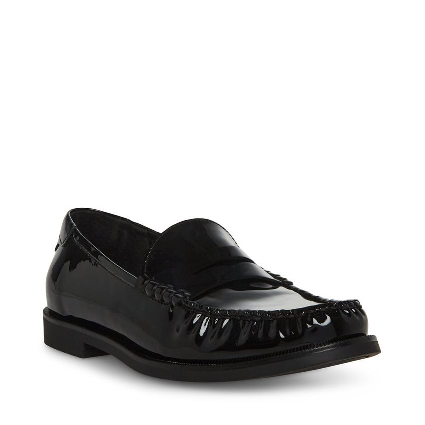 Steve Madden Emmet Patent Loafers Dame Svarte | ZMBGT3087