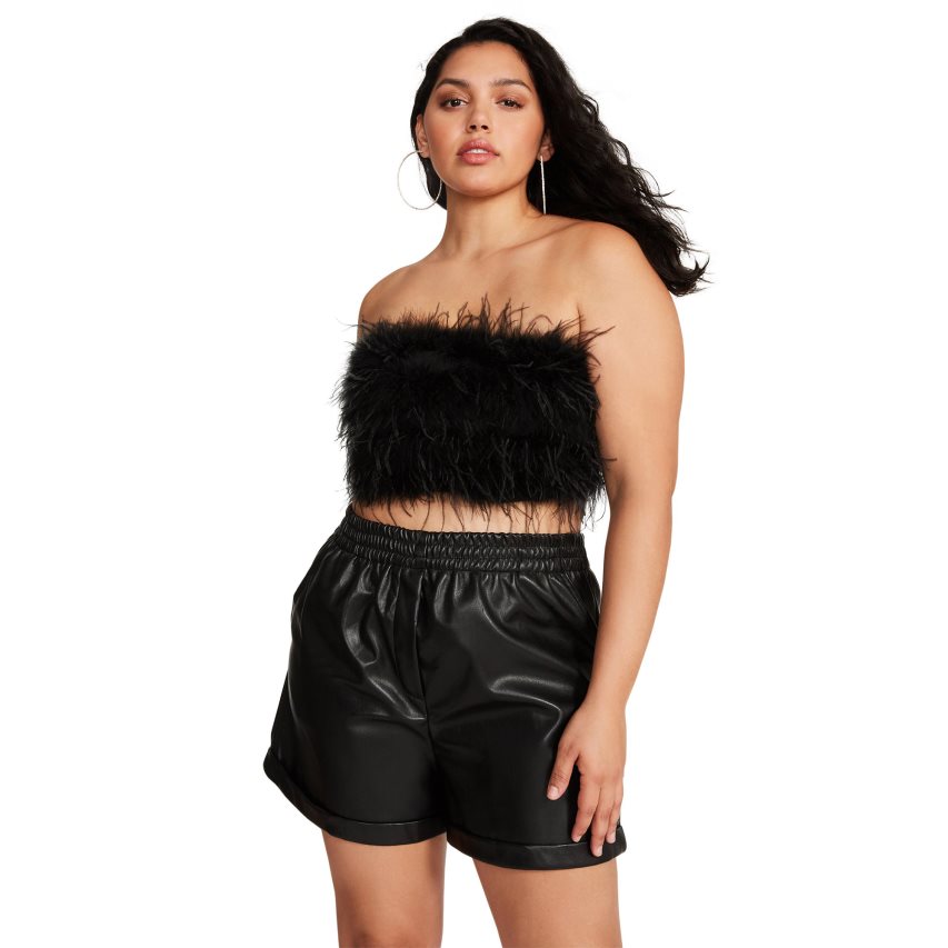 Steve Madden Fonda Shorts Dame Svarte | ITQEV2087