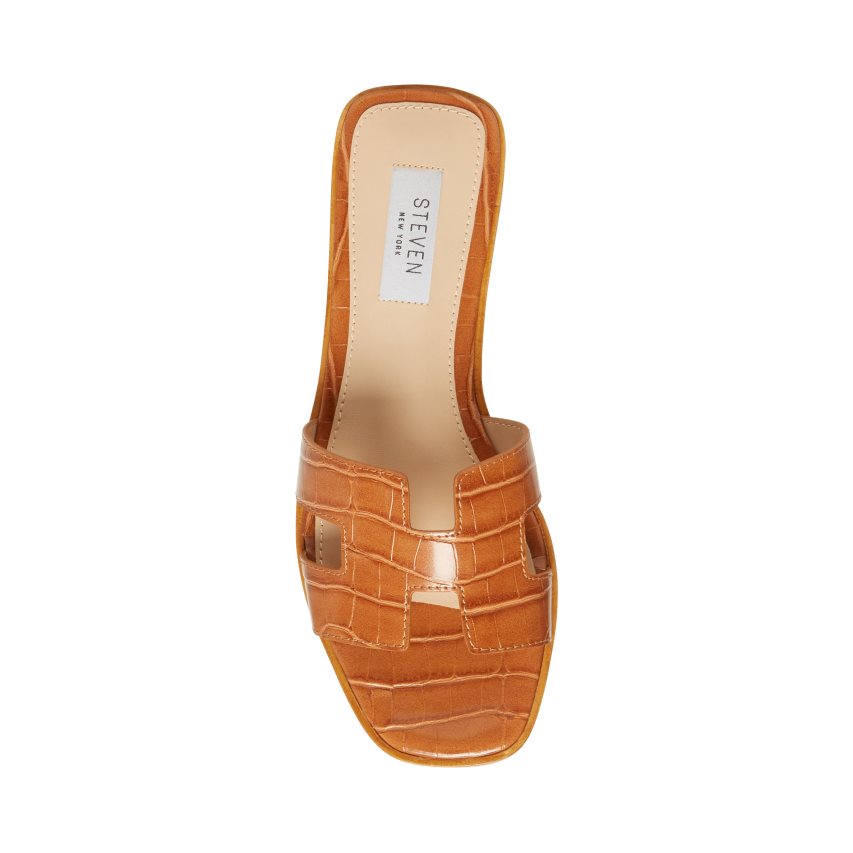 Steve Madden Hadyn Badesandaler Dame Brune | HCGUK6297