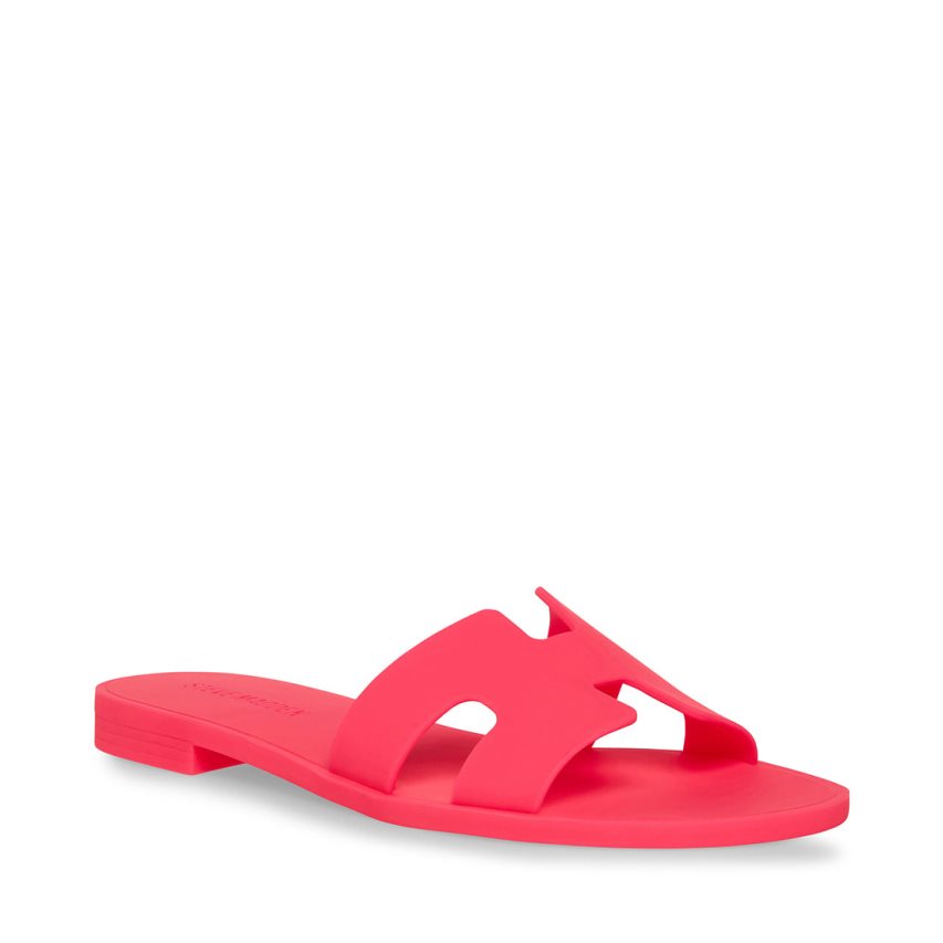 Steve Madden Hadyn-j Neon Badesandaler Dame Rosa | YERIT4052