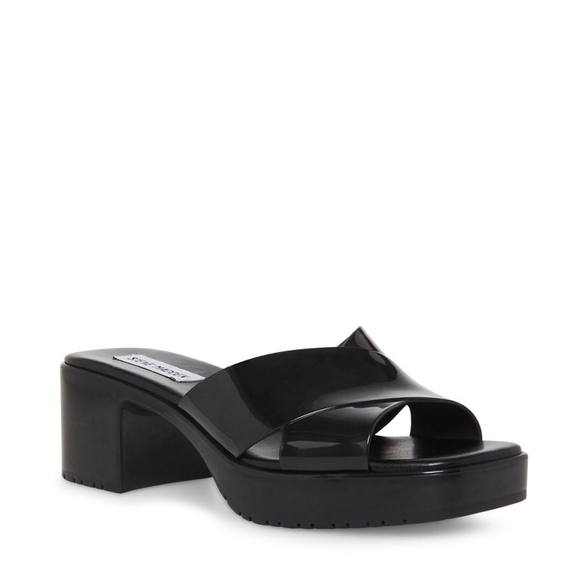 Steve Madden Harley Mules Sko Dame Svarte | UBOEW0247