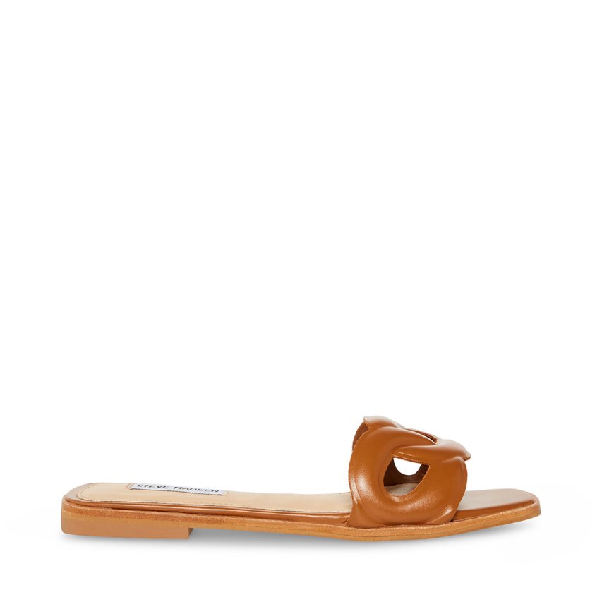 Steve Madden Helene Badesandaler Dame Brune | MWEIA2071