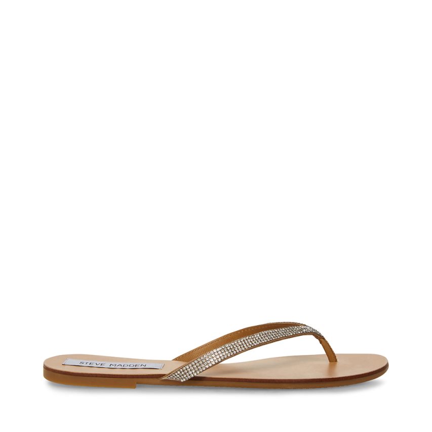 Steve Madden Image-r Flip Flops Dame Sølv | UZMHT8954