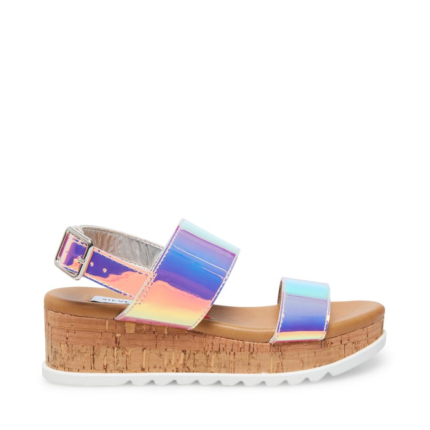 Steve Madden Jbrendaa Iridescent Platåsandaler Barn Multicolor | SAVXE0915