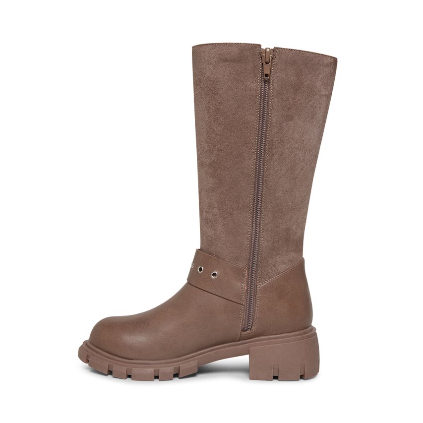 Steve Madden Jholly Høye Støvletter Barn Brune | TIUWG3941