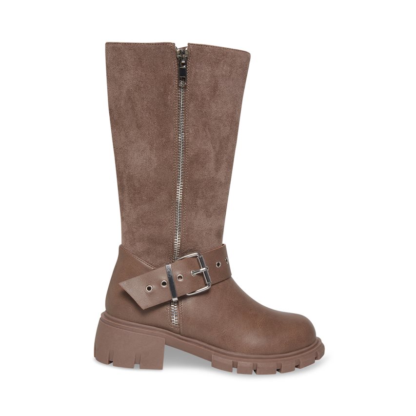 Steve Madden Jholly Høye Støvletter Barn Brune | TIUWG3941