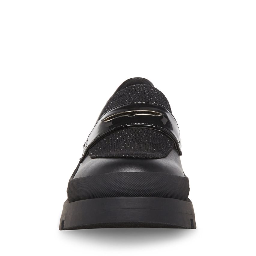 Steve Madden Jlawrnce Platform Sko Barn Svarte | NJZBP2640