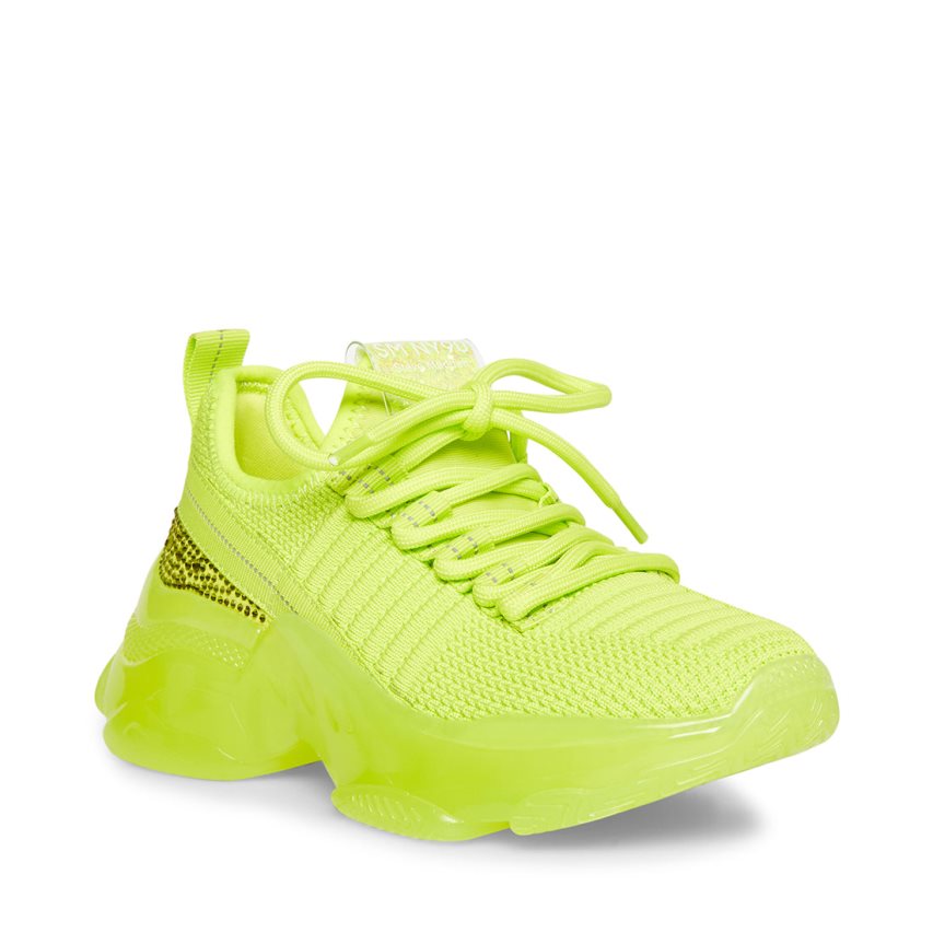 Steve Madden Jmaxima Neon Joggesko Barn Grønn | WTFCV1607