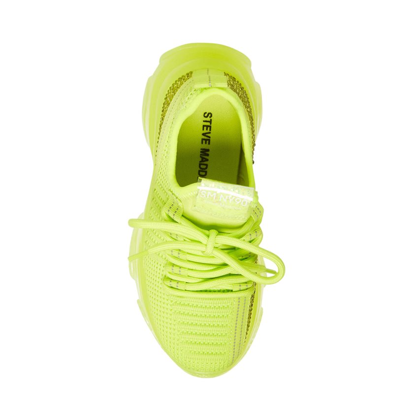 Steve Madden Jmaxima Neon Joggesko Barn Grønn | WTFCV1607