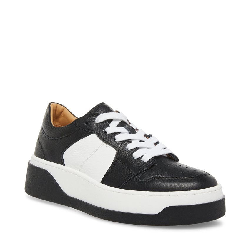 Steve Madden Joey Joggesko Dame Svarte Hvite | XQIRT5962