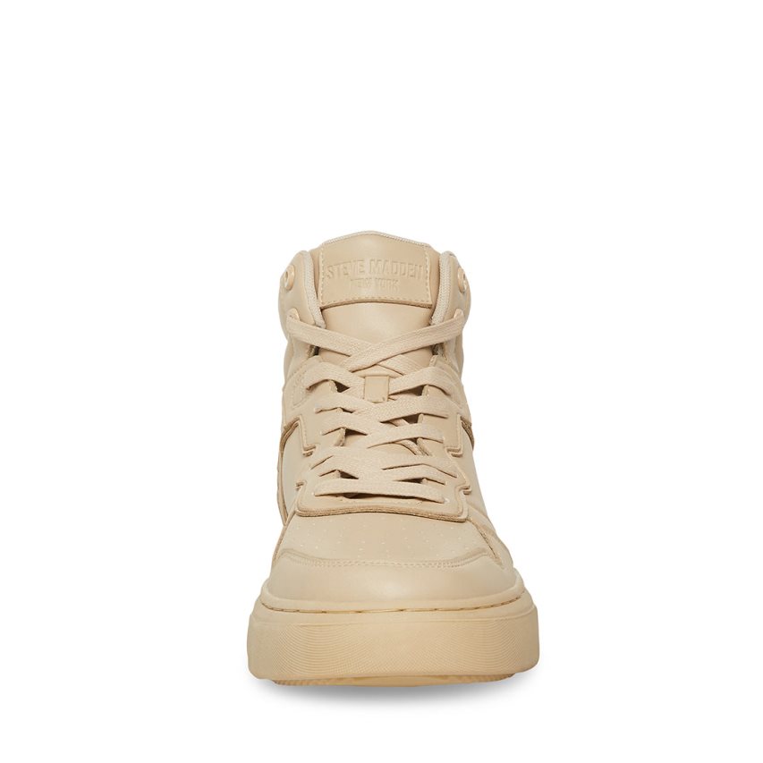 Steve Madden Jordee Lær Joggesko Herre Beige | ZYDBV9513